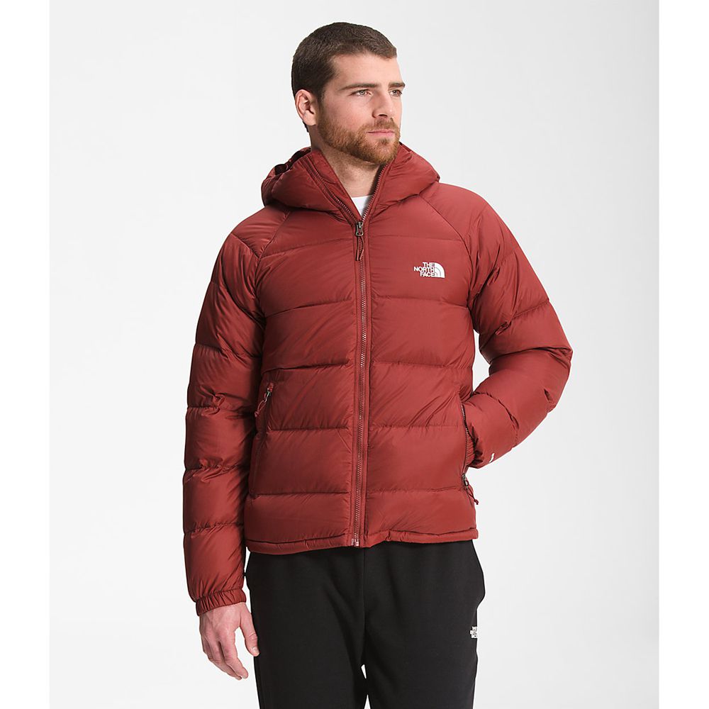 The North Face Winter Jacket Mens Australia - The North Face Hydrenalite Hoodie Red (GJU-310482)